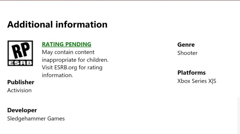 Call of Duty MWIII May Be Next-Gen Only
