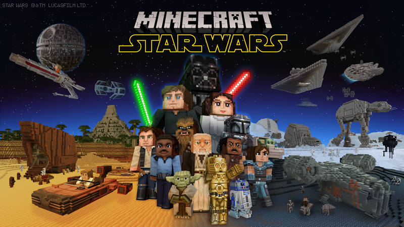 Star Wars: Path of the Jedi DLC Lands in Minecraft Marketplace!