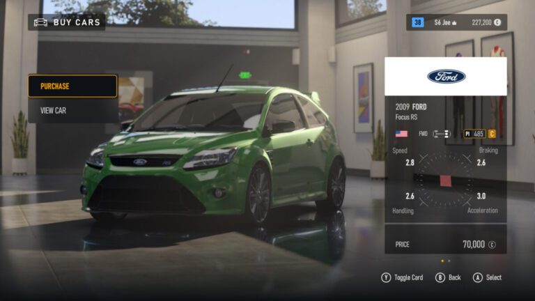 Ford Focus ’09 RS review and tips – Forza Motorsport