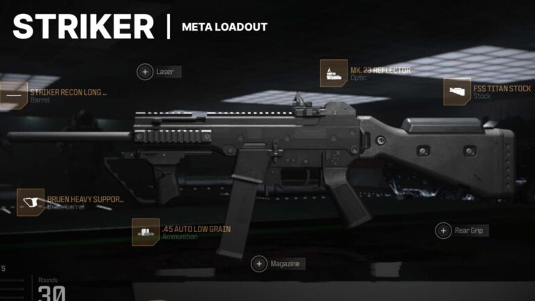 COD MWIII meta gun – Striker loadout & guide
