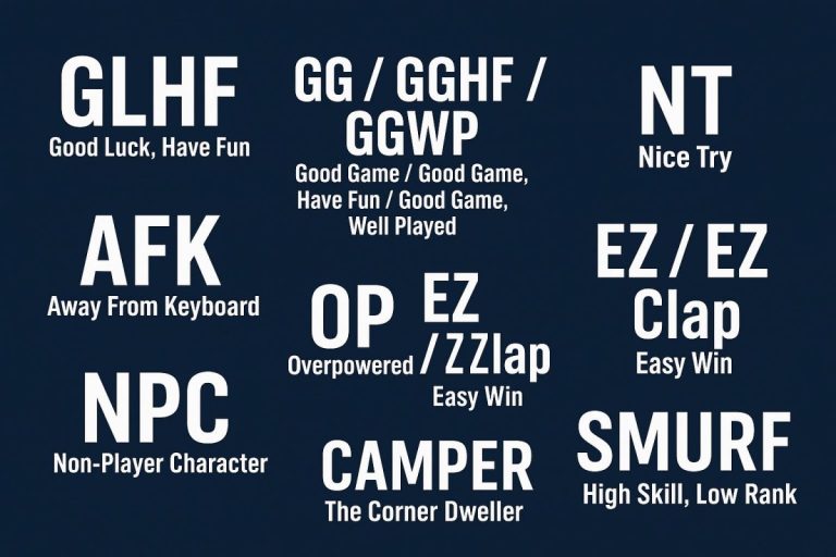 Speak Like a Pro: The Most Common Gamer Terms Every Player Should Know