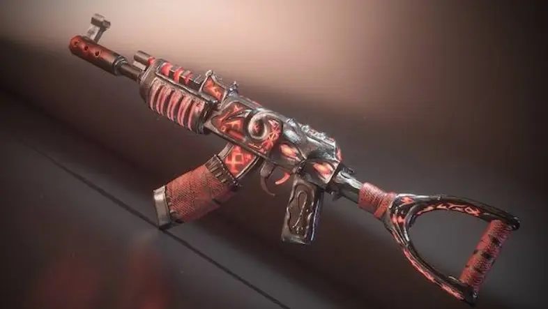 Skinned Rust AK, base weapon