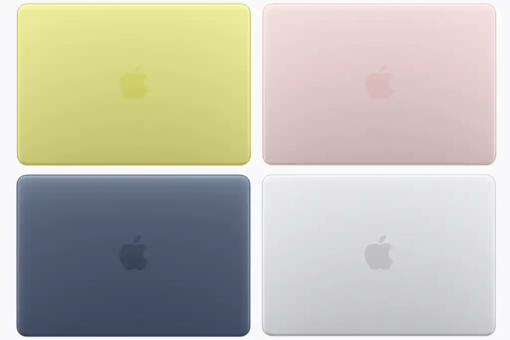 Macbook neo in 4 colourways