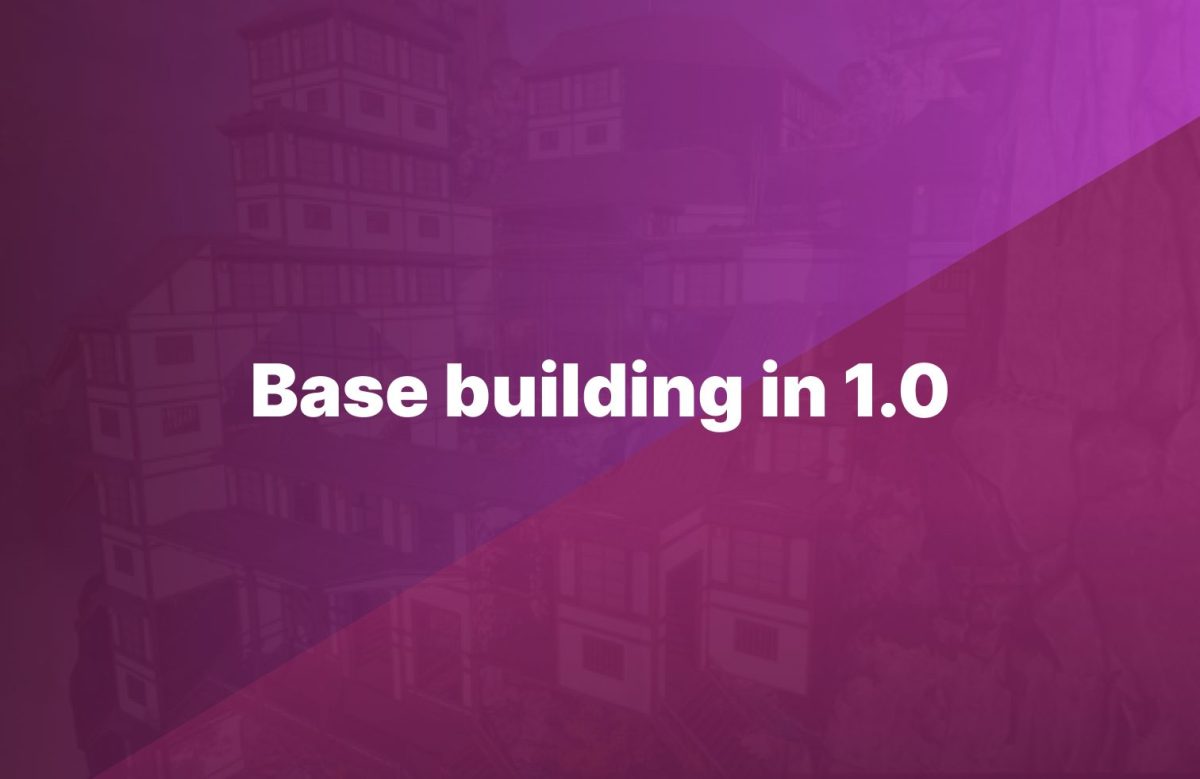 Base building changes to Palworld 1.0