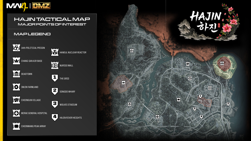 Hajin Map DMZ Modern Warfare 4